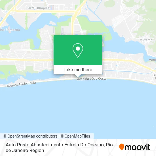 Auto Posto Abastecimento Estrela Do Oceano map