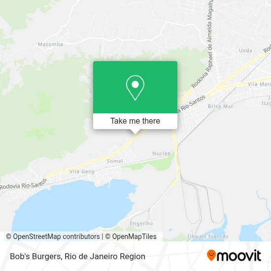 Bob's Burgers map