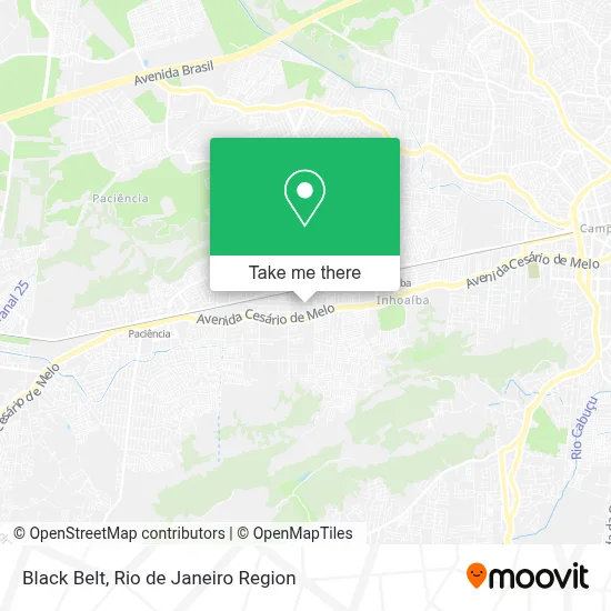 Black Belt map
