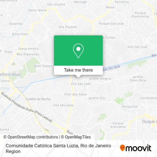 Comunidade Católica Santa Luzia map