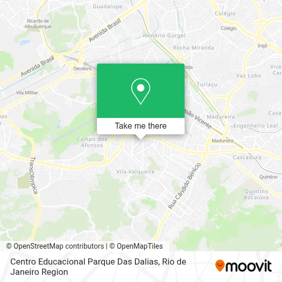 Centro Educacional Parque Das Dalias map