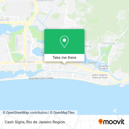 Cash Signs map