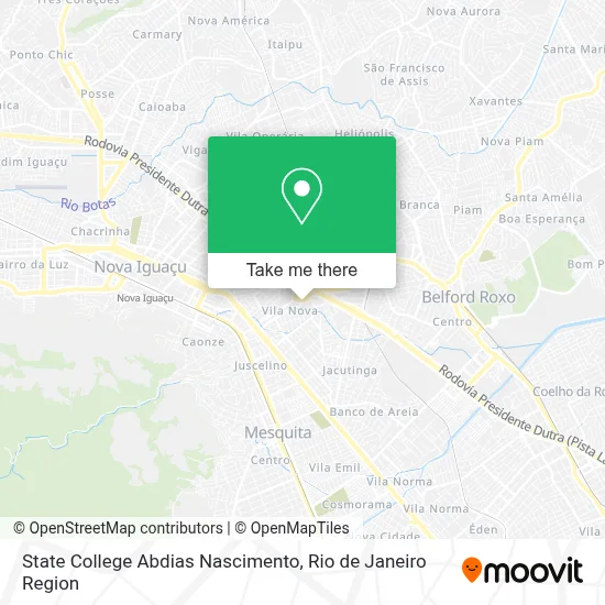 State College Abdias Nascimento map