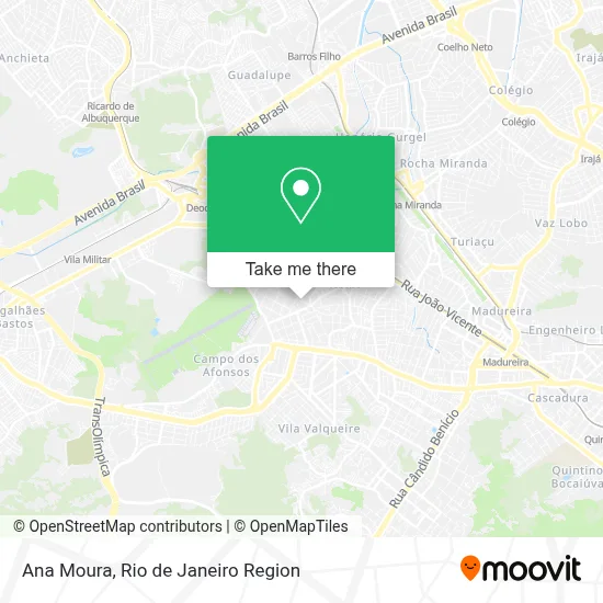 Ana Moura map