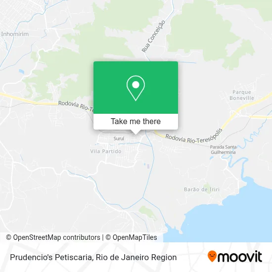 Prudencio's Petiscaria map