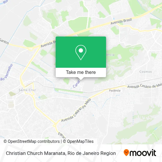 Christian Church Maranata map