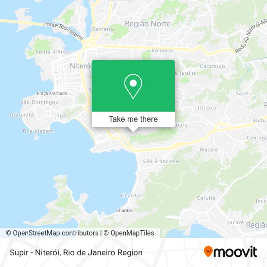 Supir - Niterói map