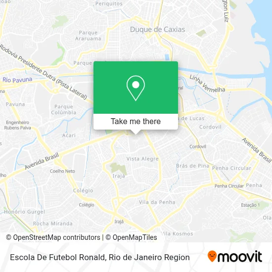 Escola De Futebol Ronald map
