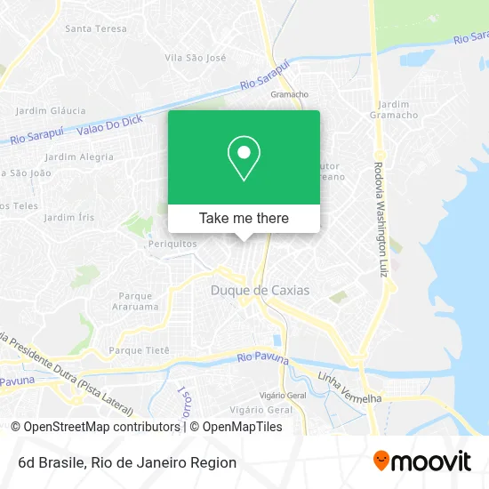 6d Brasile map