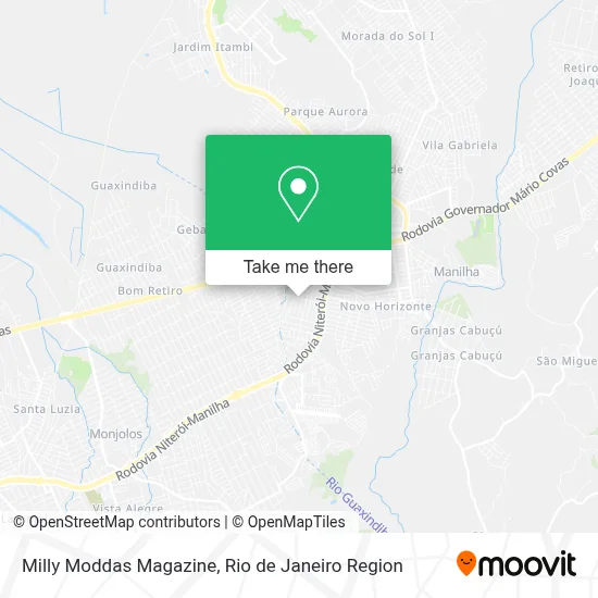 Milly Moddas Magazine map