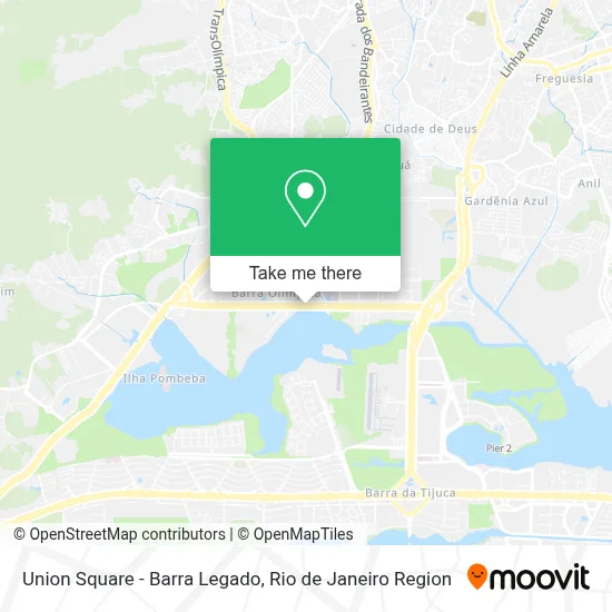 Union Square - Barra Legado map