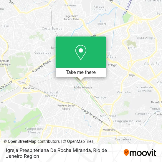 Igreja Presbiteriana De Rocha Miranda map