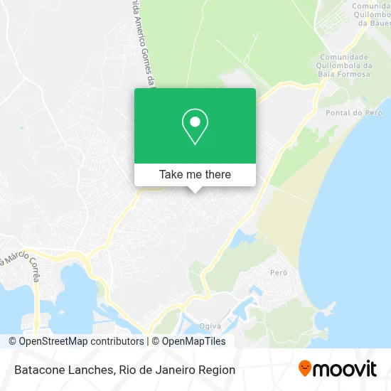 Batacone Lanches map