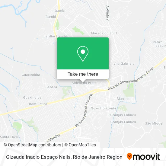 Gizeuda Inacio Espaço Nails map