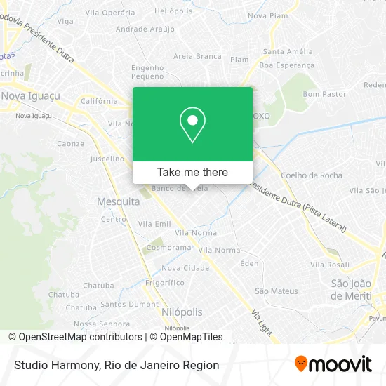 Studio Harmony map