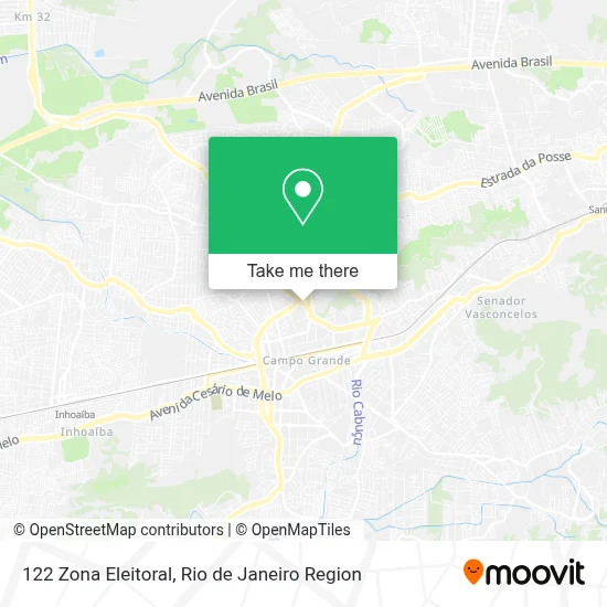122 Zona Eleitoral map
