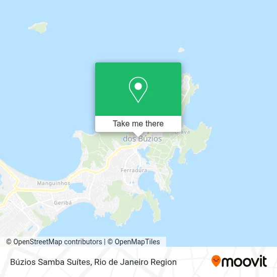 Búzios Samba Suítes map