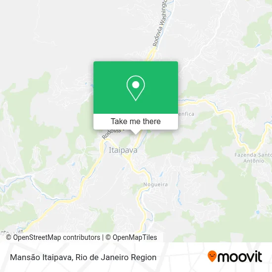 Mansão Itaipava map