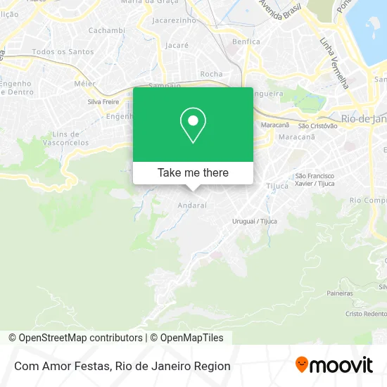 Com Amor Festas map