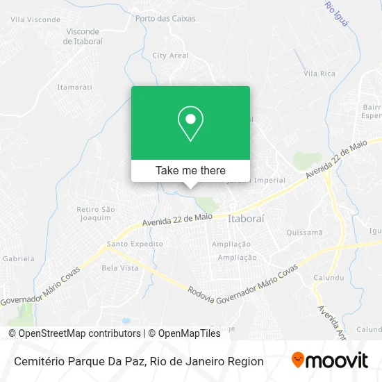 Cemitério Parque Da Paz map