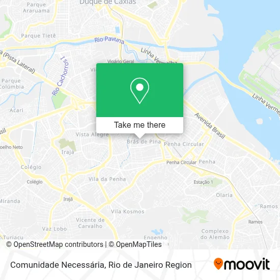 Comunidade Necessária map