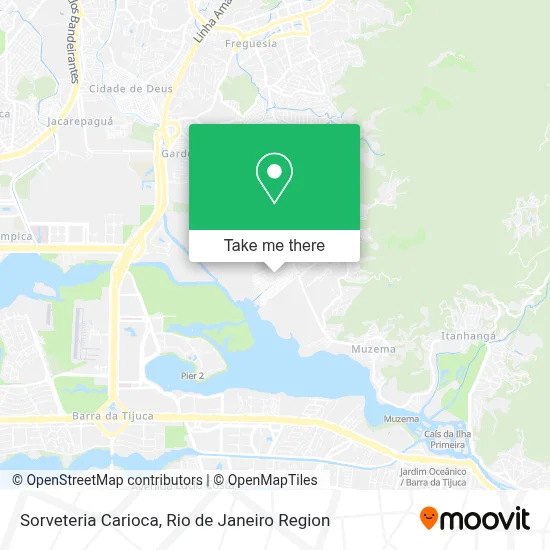 Sorveteria Carioca map