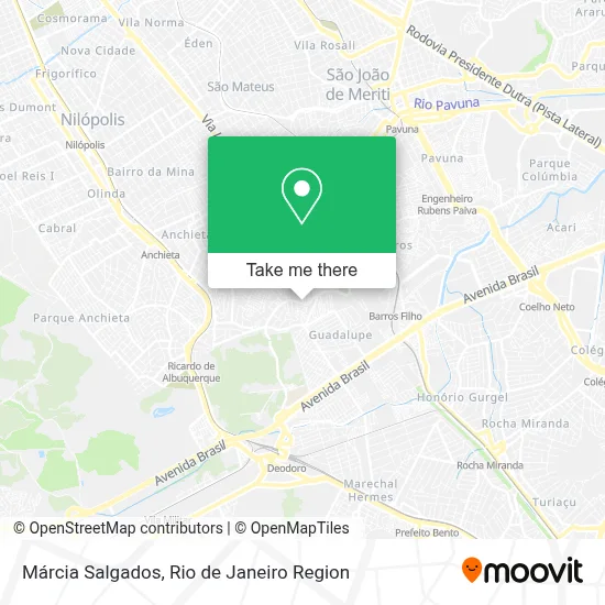 Márcia Salgados map