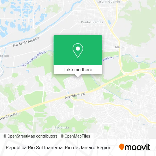 Republica Rio Sol Ipanema map