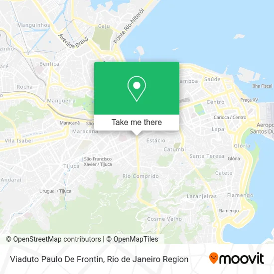 Viaduto Paulo De Frontin map