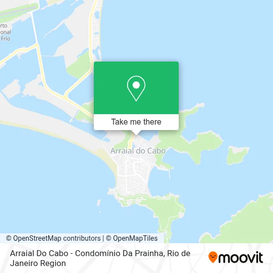 Arraial Do Cabo - Condomínio Da Prainha map