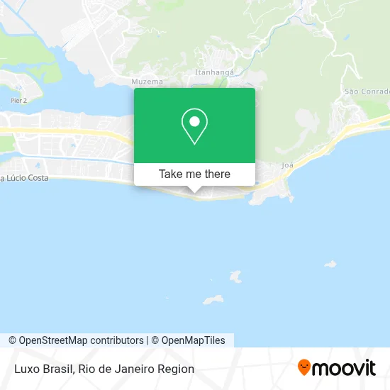 Luxo Brasil map
