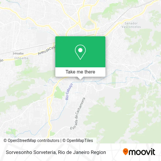 Sorvesonho Sorveteria map