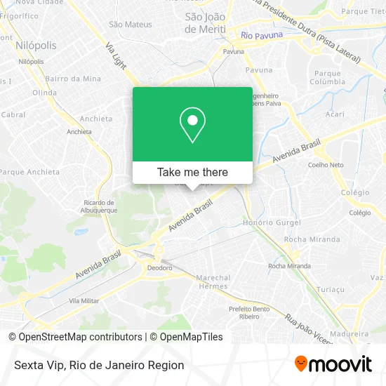 Sexta Vip map