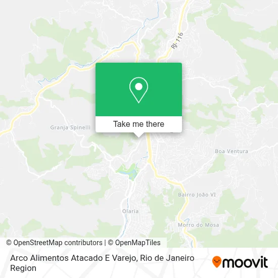 Arco Alimentos Atacado E Varejo map