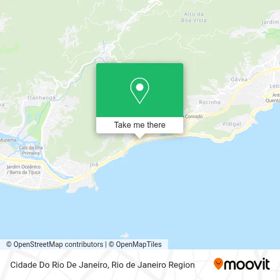 Cidade Do Rio De Janeiro map