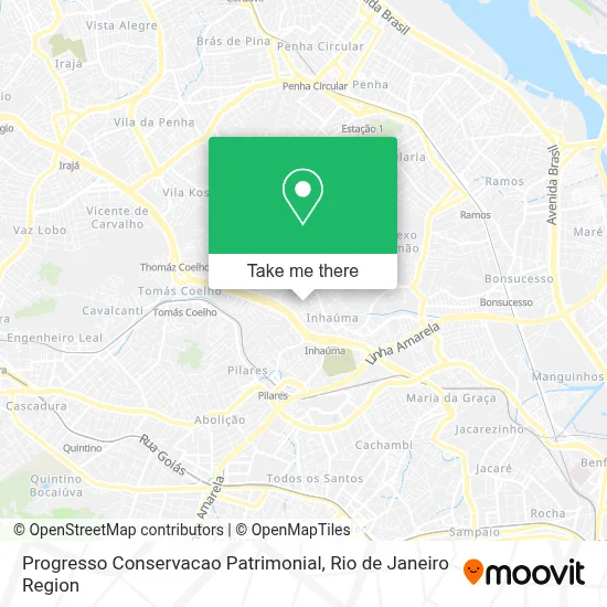 Progresso Conservacao Patrimonial map