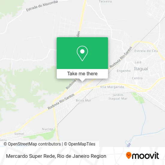 Mercardo Super Rede map