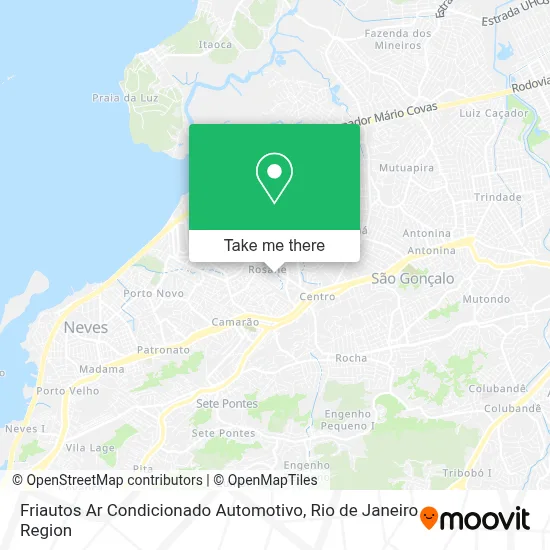 Friautos Ar Condicionado Automotivo map