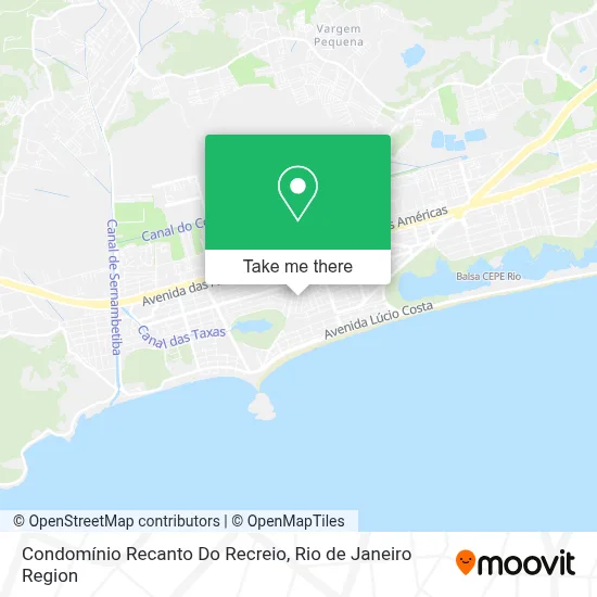 Condomínio Recanto Do Recreio map