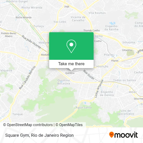 Square Gym map