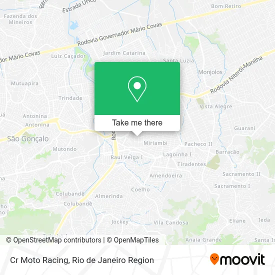 Cr Moto Racing map