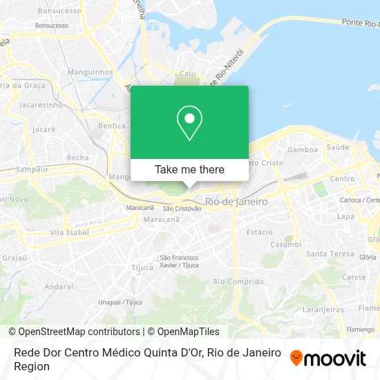 Rede Dor Centro Médico Quinta D'Or map