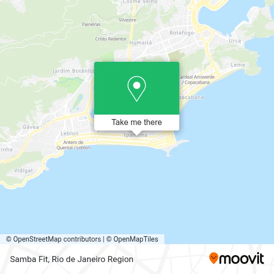 Samba Fit map