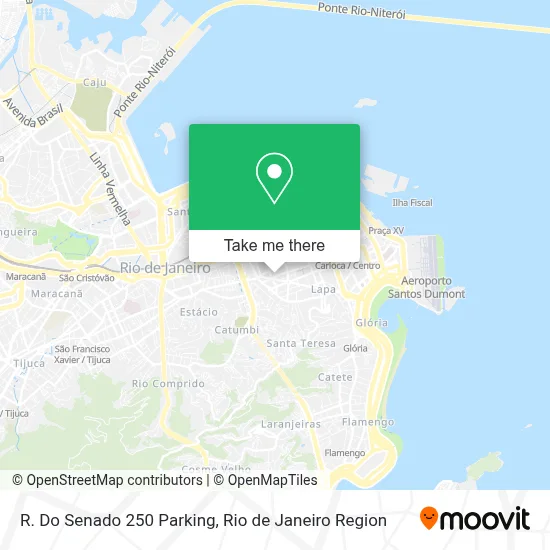 R. Do Senado 250 Parking map