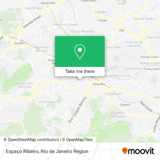 Espaço Ribeiro map