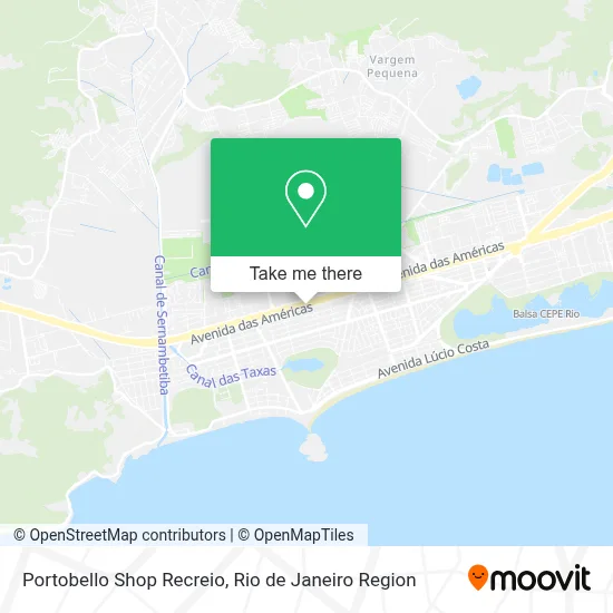Portobello Shop Recreio map