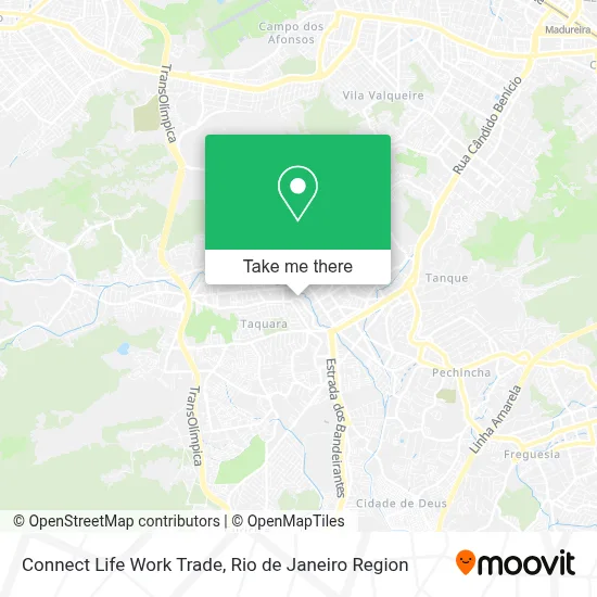 Connect Life Work Trade map