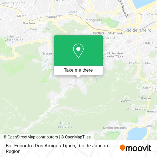 Bar Encontro Dos Amigos Tijuca map