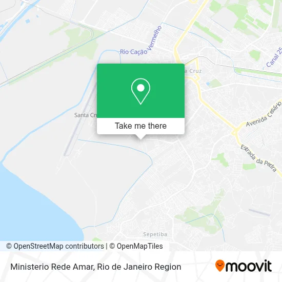Ministerio Rede Amar map