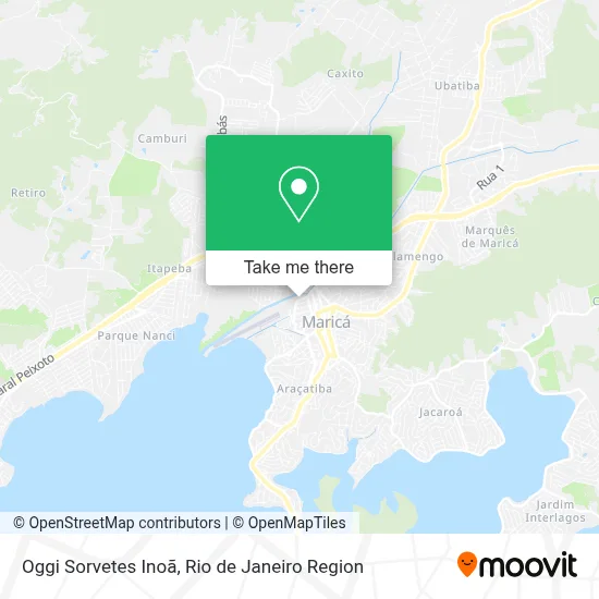 Oggi Sorvetes Inoã map